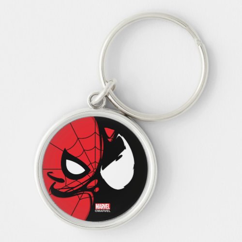 Venomized Spider_Man Logo Keychain