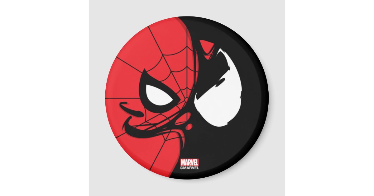 Venomized Spider-Man Logo Sticker, Zazzle