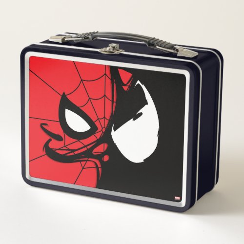Venomized Spider_Man Logo Metal Lunch Box