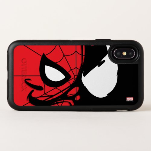 Venomized Spider_Man Logo OtterBox Symmetry iPhone XS Case