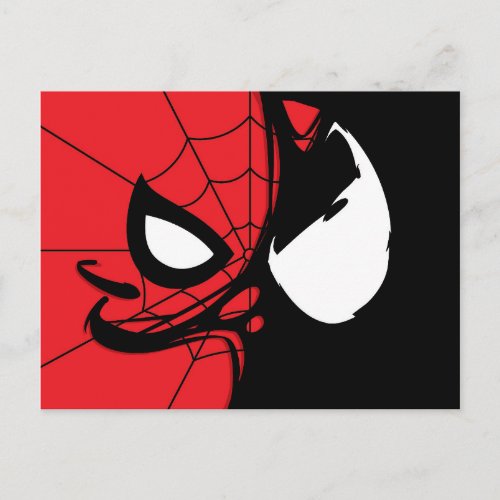 Venomized Spider_Man Logo Postcard