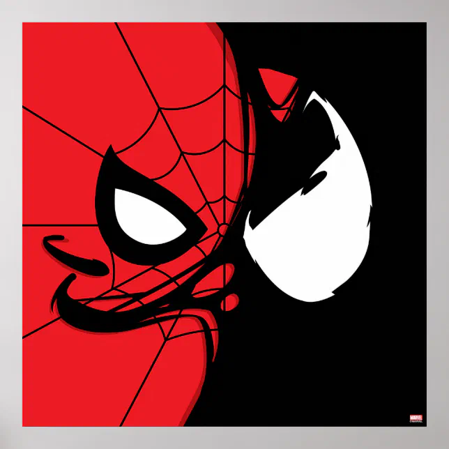 Venomized Spider-Man Logo Poster | Zazzle