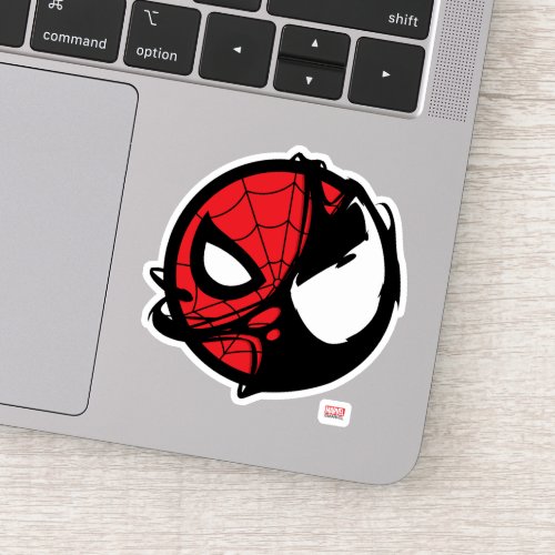 Venomized Spider_Man Logo Sticker