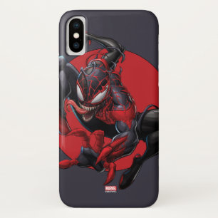 Venomized Spider-Man Miles Morales iPhone X Case