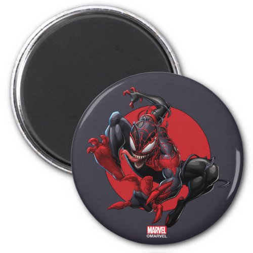 Venomized Spider_Man Miles Morales Magnet