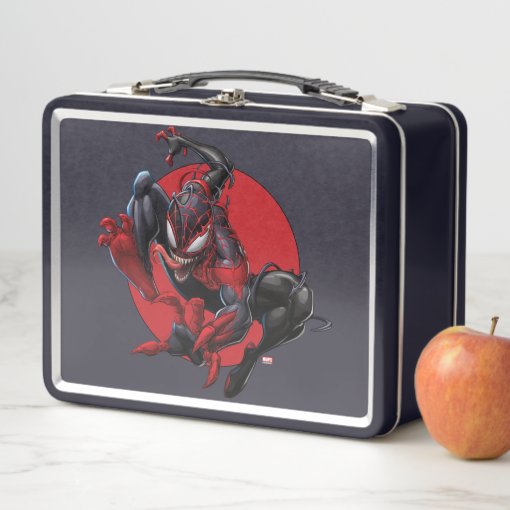 Venomized SpiderMan Miles Morales Metal Lunch Box Zazzle