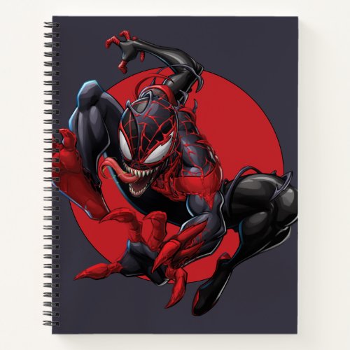 Venomized Spider_Man Miles Morales Notebook