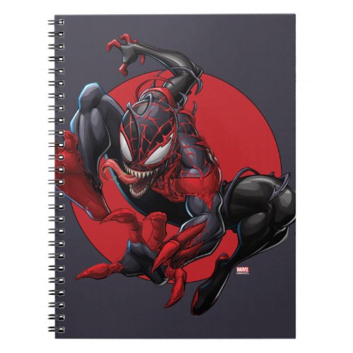 Venomized Spider_Man Miles Morales Notebook