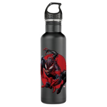 Venomized Spider-man Miles Morales Stainless Steel Water Bottle by spidermanclassics at Zazzle
