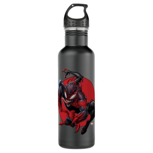 Venomized Spider_Man Miles Morales Stainless Steel Water Bottle