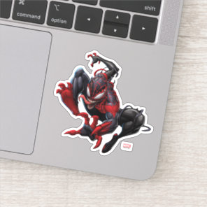 Dual Spider-Man Miles Morales & Venom Head Stainless Steel Water