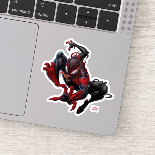 Venomized Spider_Man Miles Morales Sticker