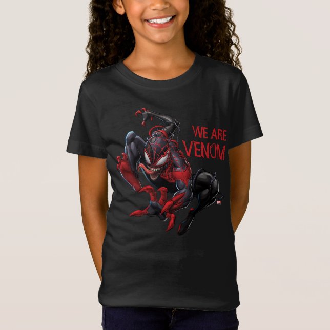 Venomized Spider-Man Miles Morales T-Shirt (Front)