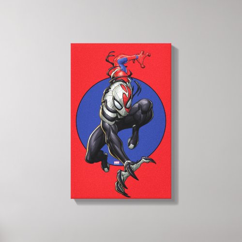 Venomized Spider_Man Peter Parker Canvas Print