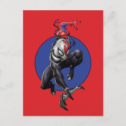 Venomized Spider_Man Peter Parker Postcard