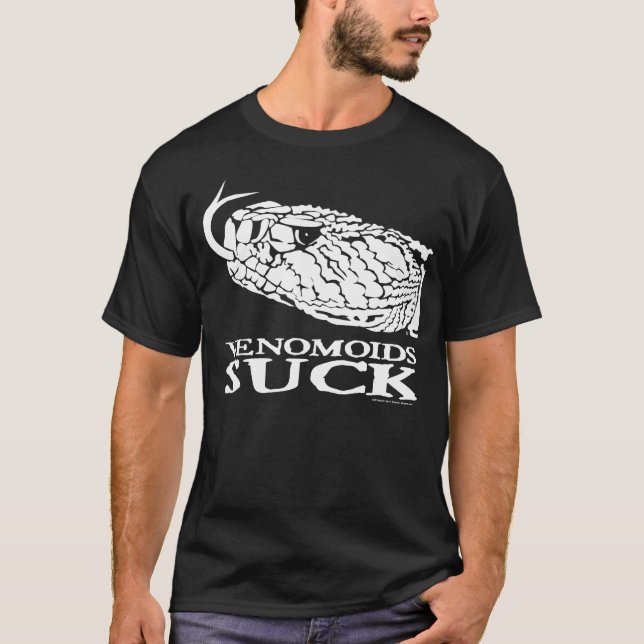 Venomoids Suck Rattlesnake T-Shirt (Front)