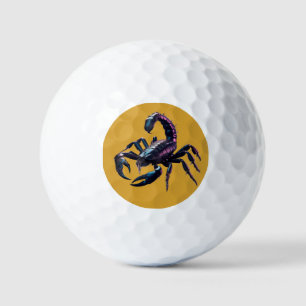 Venomous Black Scorpion Golf Balls