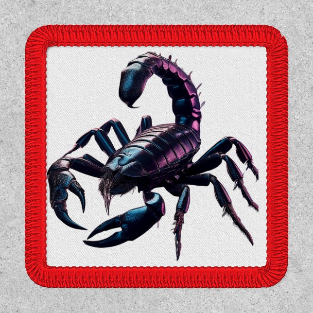 Venomous Black Scorpion Patch (Front)