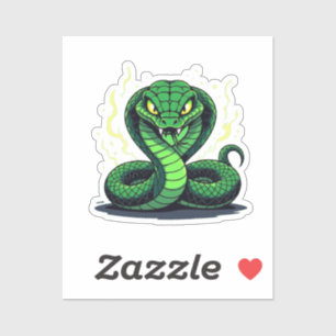 Venomous Snake – Danger and Precision Sticker
