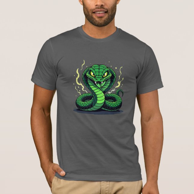 Venomous Snake – Danger and Precision T-Shirt (Front)