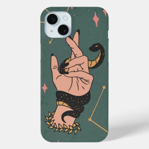 Venomous Touch Snake Hand Design Case