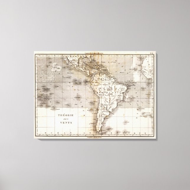 Vents Amerique Canvas Print (Front)