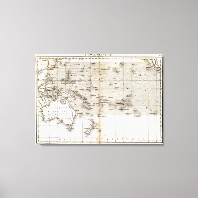 Vents Ocean Pacifique Canvas Print (Front)