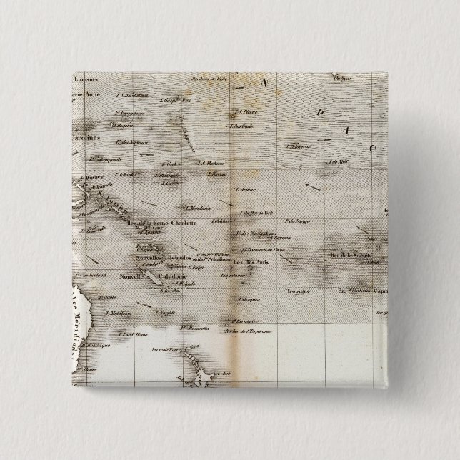 Vents Ocean Pacifique Pinback Button (Front)