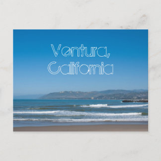 Ventura Beach, Distant View Postcard