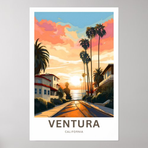 Ventura California Travel Print