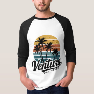 Ventura California - vintage retro sunset T-Shirt