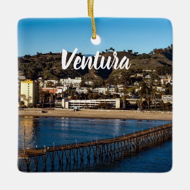 Ventura Caloifornia Christmas Ornament (Front)