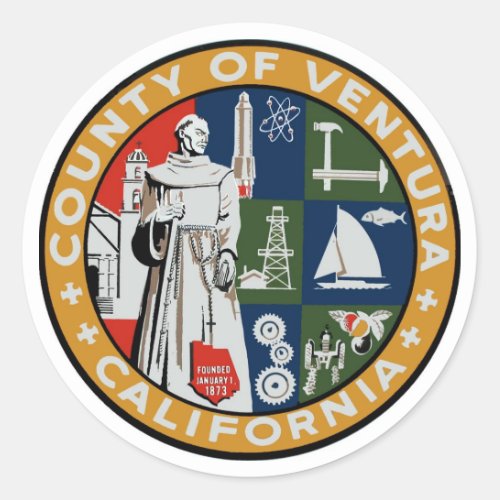 Ventura County Seal Sticker