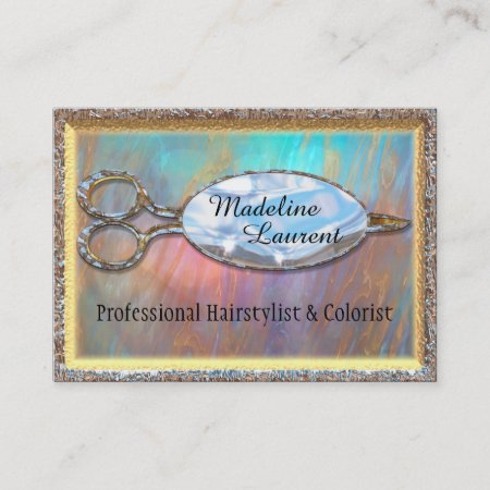 Ventura Cut Hairstylist Salon   3.5" X 2.5" Business Card
