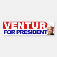 Ventura for President - Basic Red an Blue