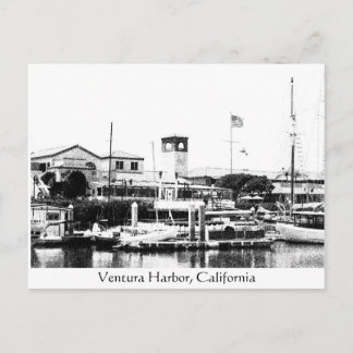 Ventura Harbor, California Postcard