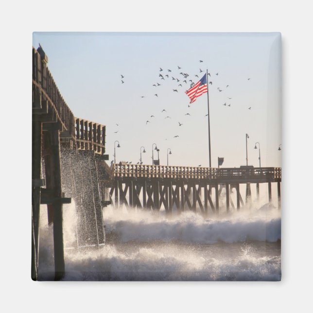 Ventura Pier Waves | El Nino Magnet (Front)