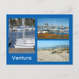 Ventura Shore Three Photo Postcard
