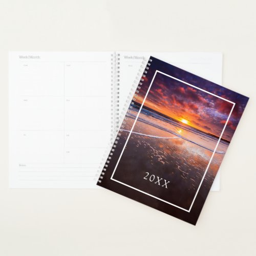 Ventura State Beach At Sunset Planner