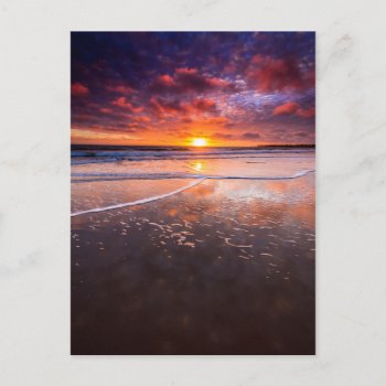 Ventura State Beach At Sunset Postcard by tothebeach at Zazzle