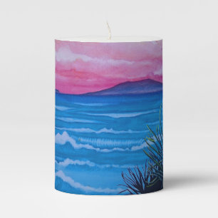 Ventura Sunset Pillar Candle