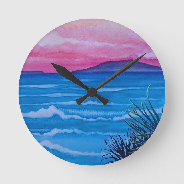 Ventura Sunset Round Clock (Front)