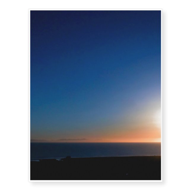 Ventura Sunset Temporary Tattoos (Front)