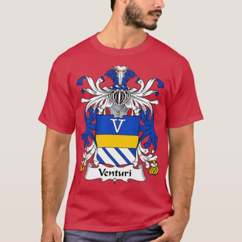 Venturi Coat of Arms Family Crest  T_Shirt