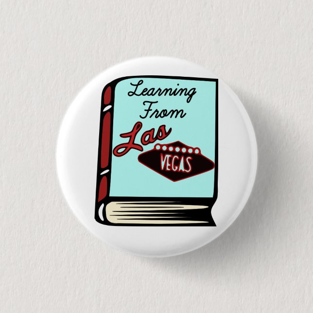 Venturi Learning from Las Vegas Book Pin (Front)