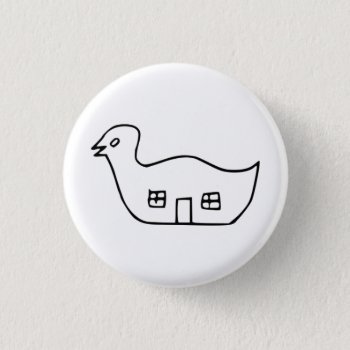 Venturi - Learning From Las Vegas Duck Pin by McMansionHell at Zazzle