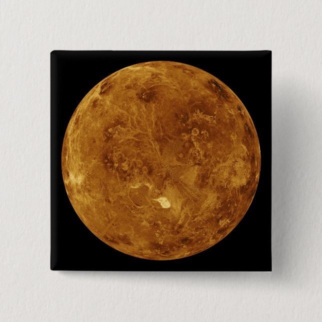 Venus 2 pinback button (Front)