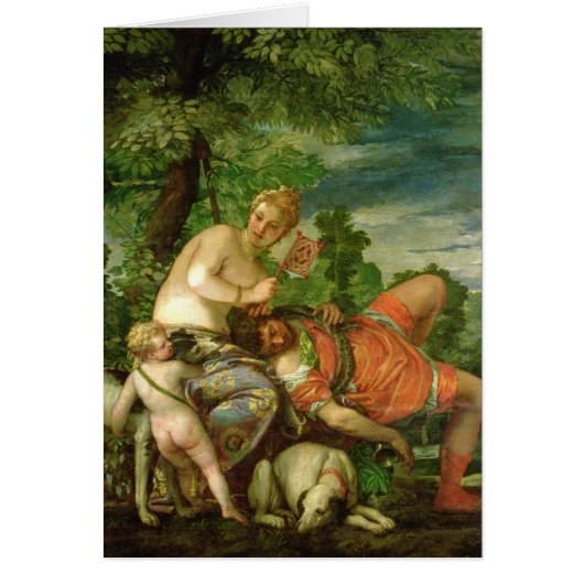 Venus and Adonis, 1580 Cards (Front)