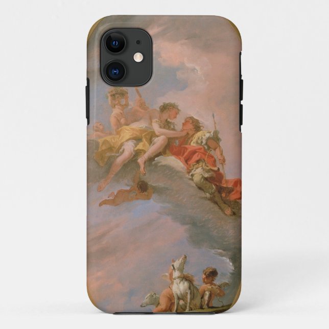 Venus and Adonis (oil on canvas) Case-Mate iPhone Case (Back)