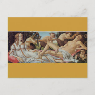 Venus and Mars by Sandro Botticelli Postcard